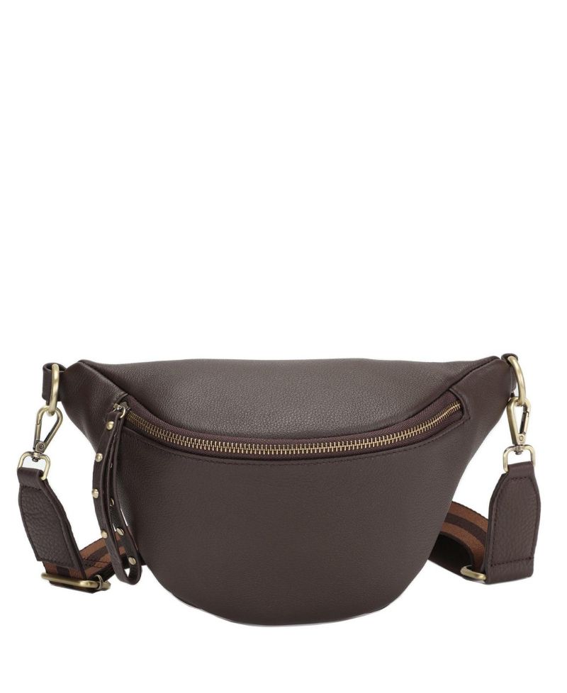 Women's Kira Pebbled Leather Cell Phone Bag Mini Crossbody Purse with Multi Compartments