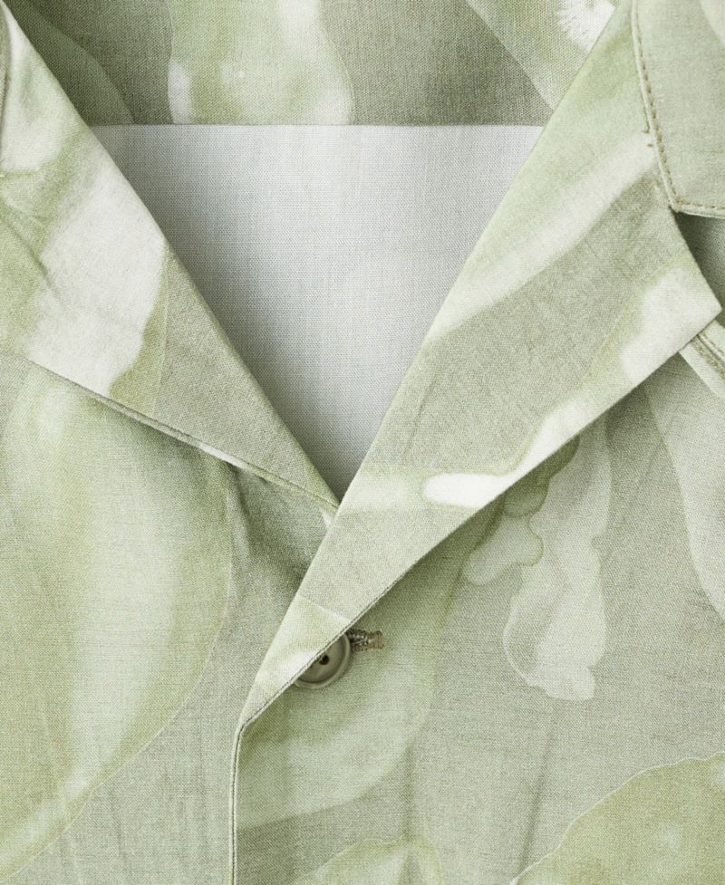 Men's Fluid Relaxed-Fit Printed Shirt