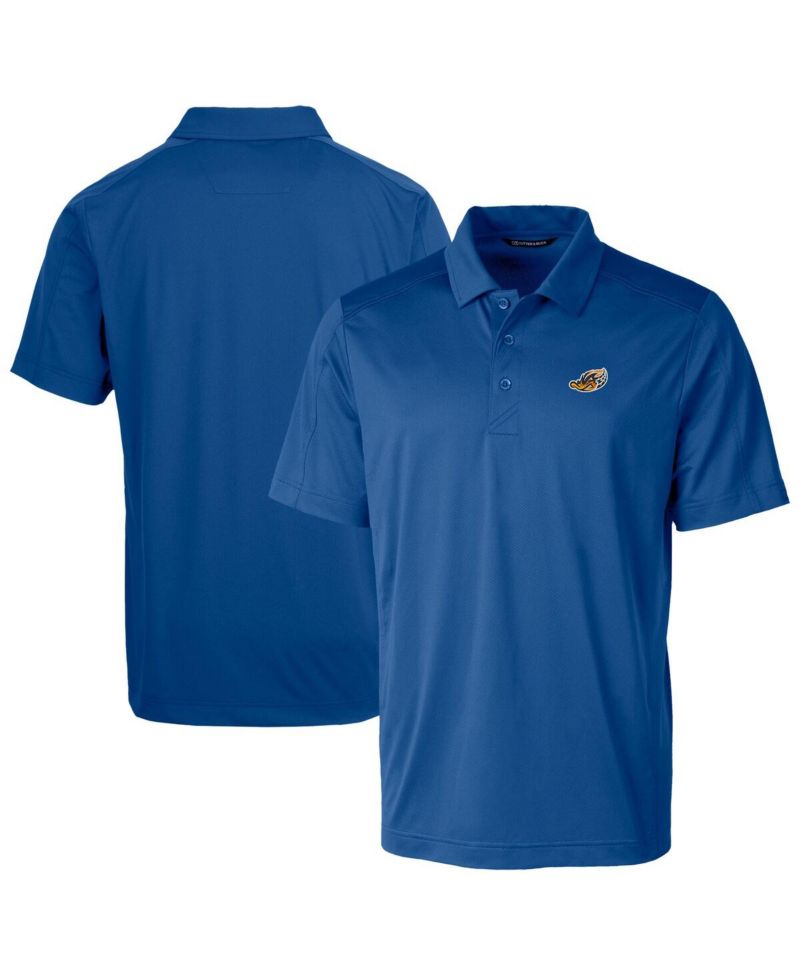 Men's Blue Akron RubberDucks Prospect Textured Stretch Polo Shirt