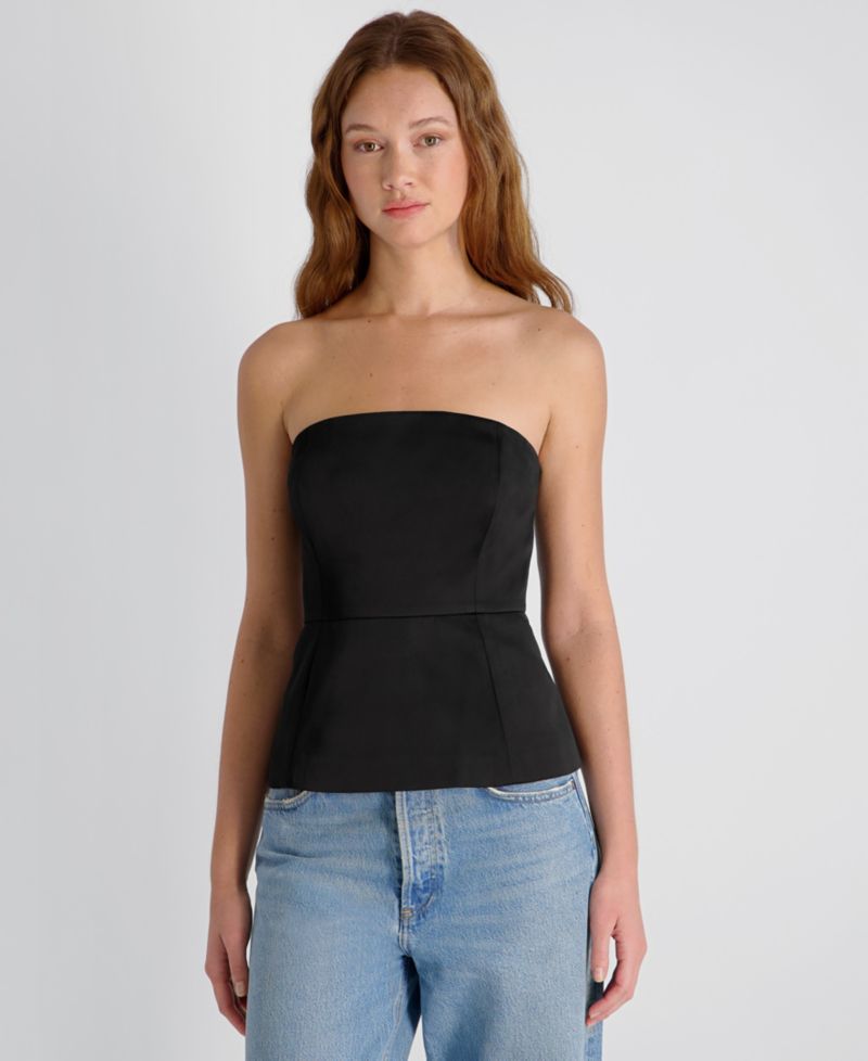 Women's York Satin in Christa Fleur Strapless Top