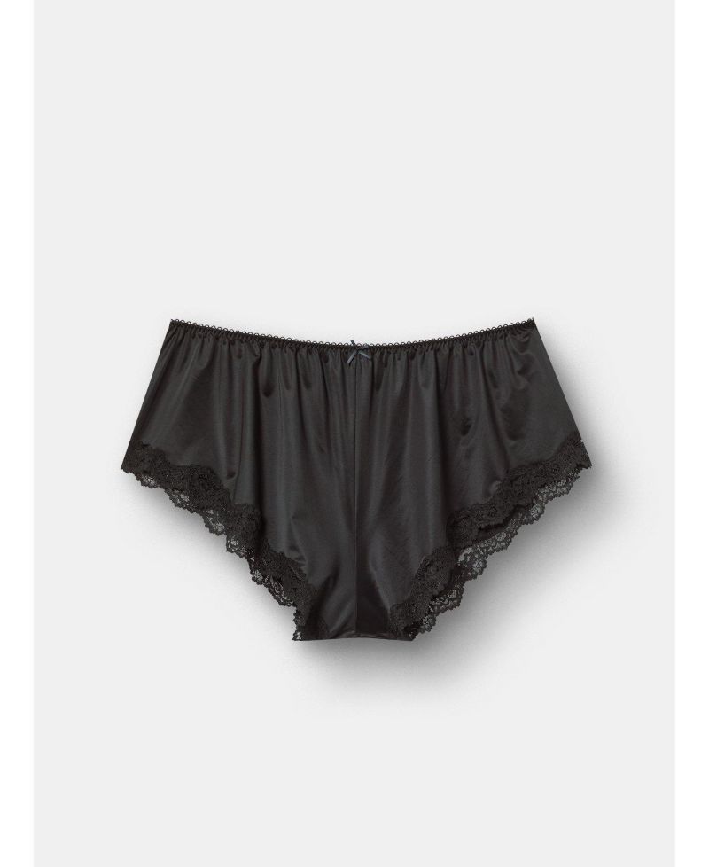 Women's Plus Size Cheeky Lace Trim Short