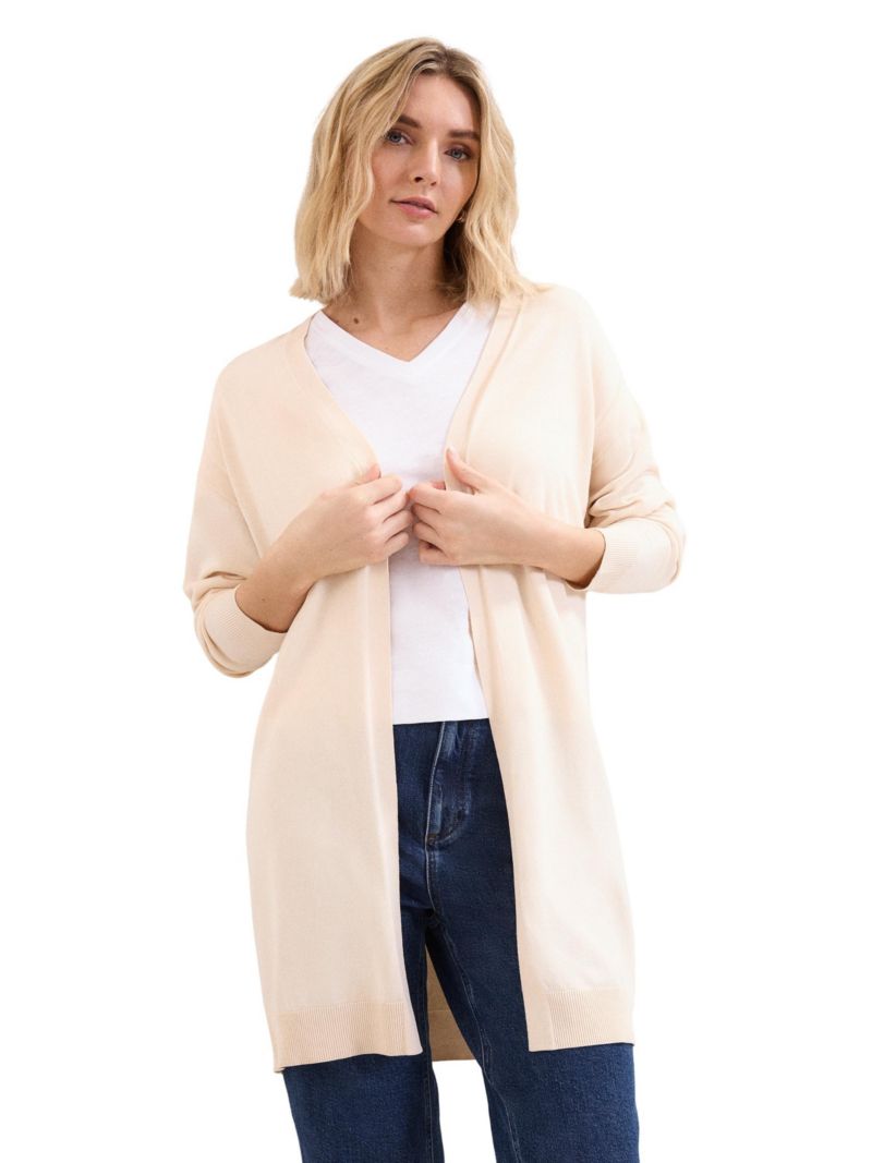 Women's Sabrina Longline Open Front Cardigan