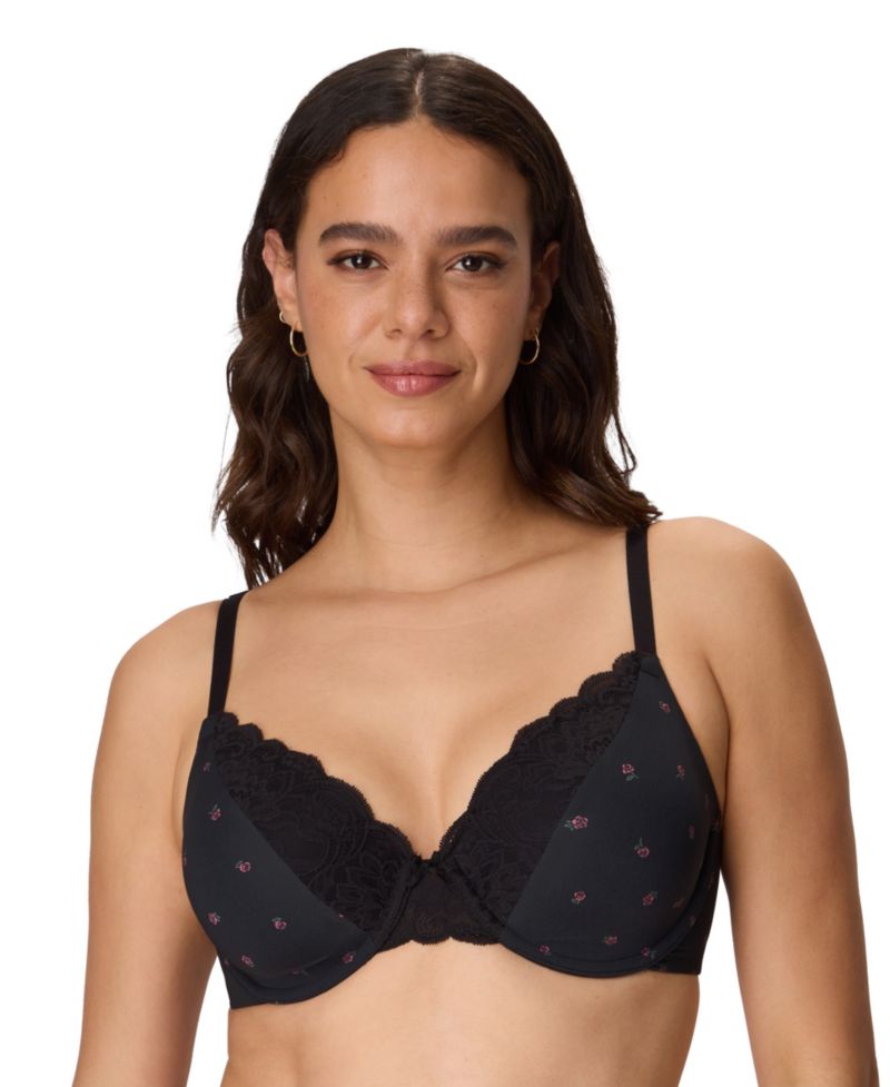 Women's Comfort Devotion Extra-Coverage Lace Shaping Underwire Bra 9404