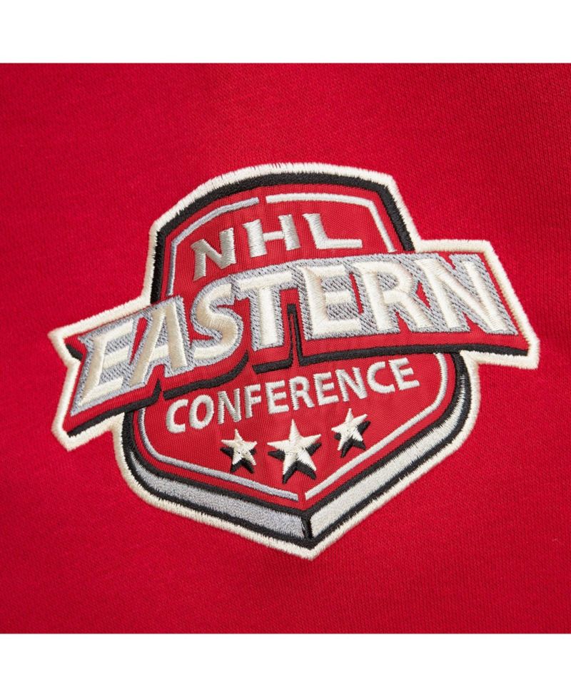 Women's Red New Jersey Devils Heritage Lace-Up Pullover Sweatshirt