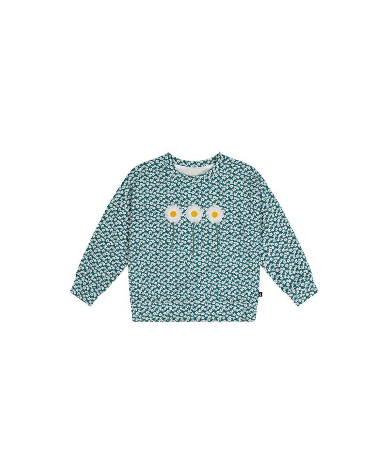 Little and Big Girl (6 - 12) Printed Jersey Long Sleeve T-Shirt