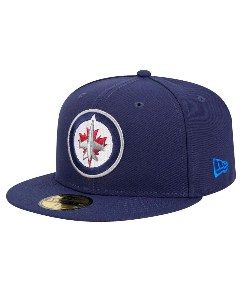 Men's Navy Winnipeg Jets Core 59FIFTY Fitted Hat
