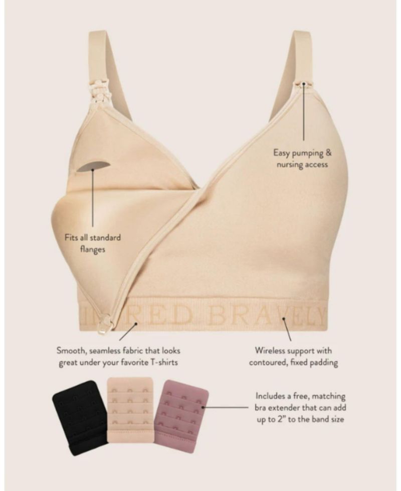 Maternity Contour Hands-Free Pumping & Nursing Bra