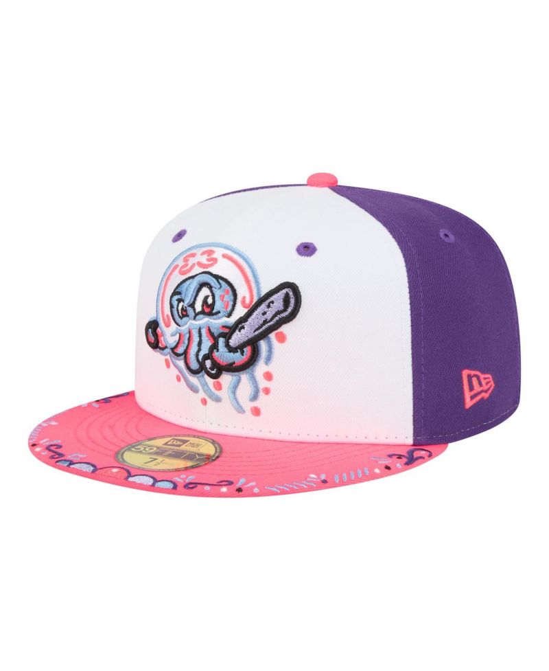 Men's White/Pink Jersey Shore BlueClaws 2026 Copa De La Diversion 59FIFTY Fitted Hat
