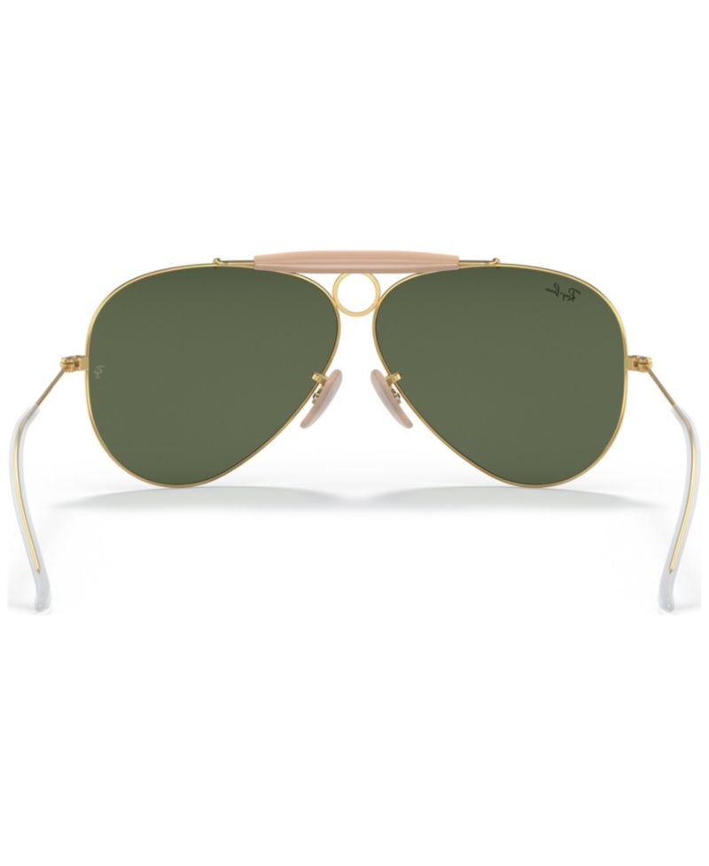 Unisex Shooter Aviation Collection Sunglasses, RB313858-X 58