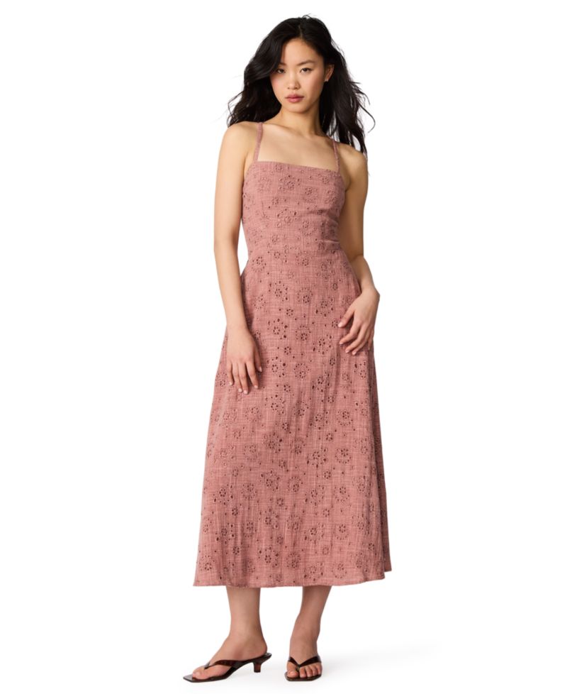 Women's Riyan Sleeveless Eyelet Midi Dress