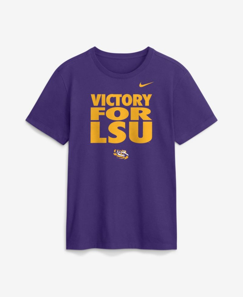 Men's Purple LSU Tigers 2026 Sideline Dri-FIT Slogan T-Shirt