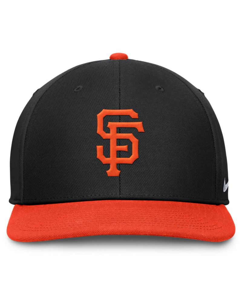 Men's Black/Orange San Francisco Giants Pro Dri-FIT snapback Hat