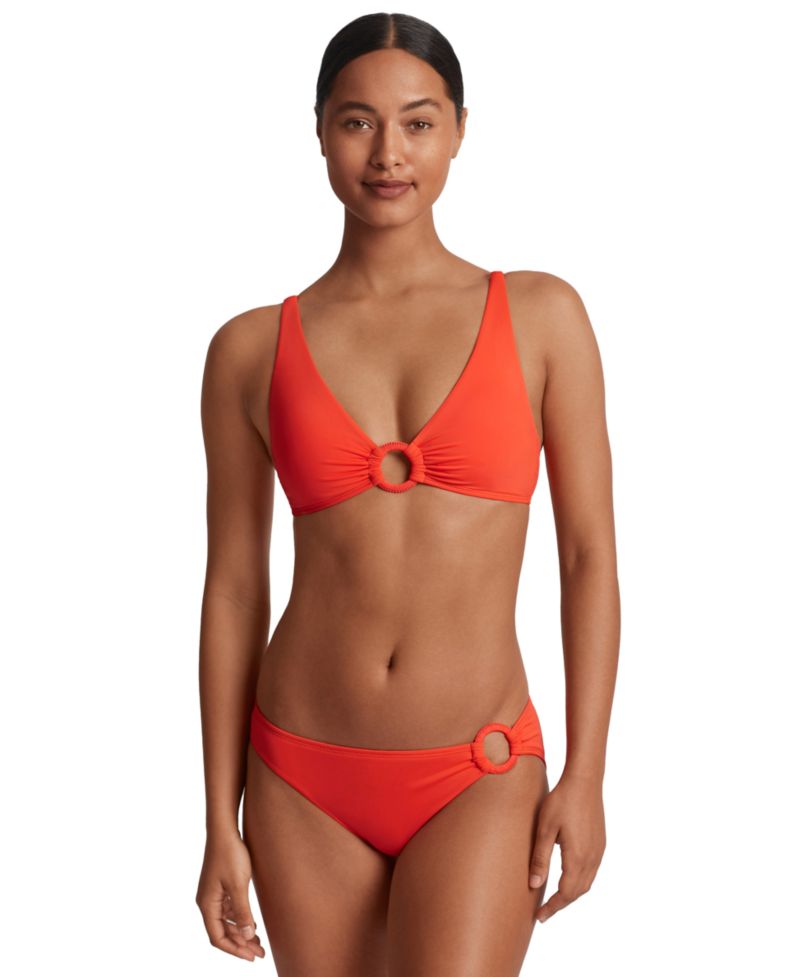 Women's Macrame-Ring Hipster Bikini Bottoms