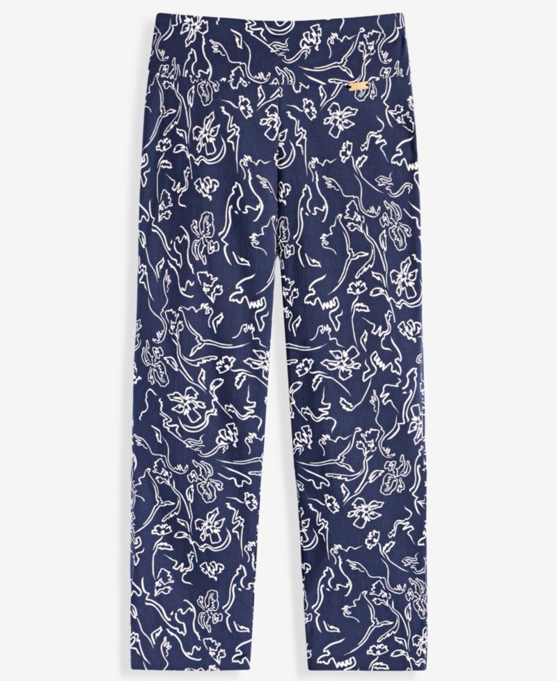 Petite Tummy-Control Pull-On Capri Pants