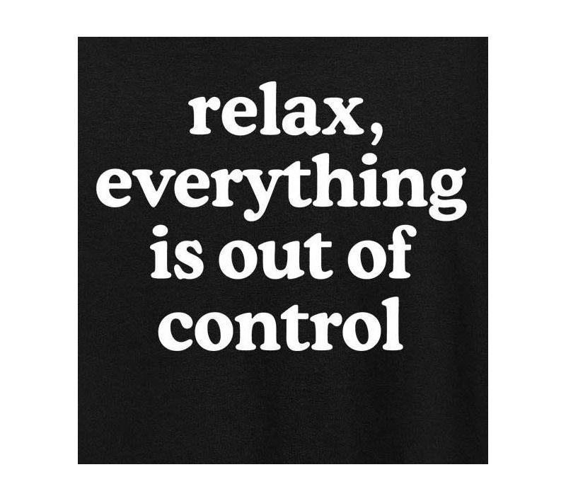 Relax Out Of Control Plus Size Graphic T-Shirt
