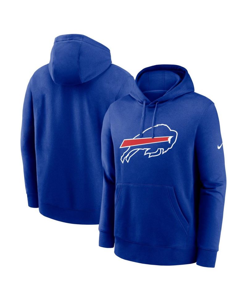 Men's Buffalo Bills Club Logo Pullover Hoodie