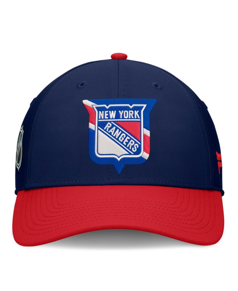 Men's Navy/Red New York Rangers Flex Fit Hat