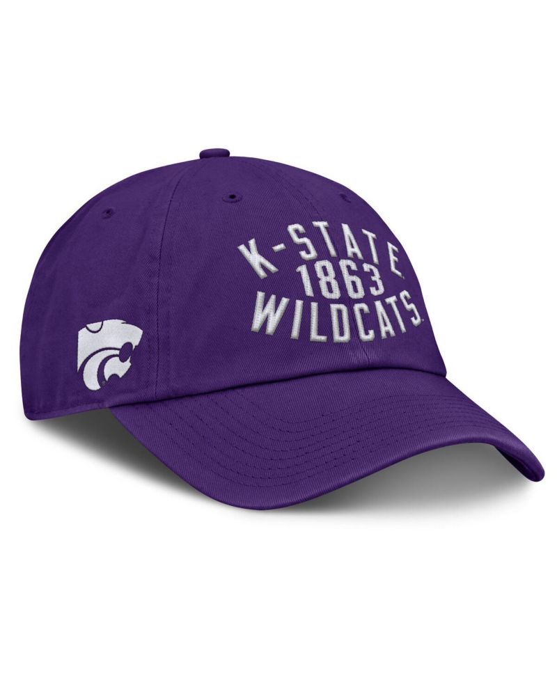 Men's Purple Kansas State Wildcats Archer Adjustable Hat