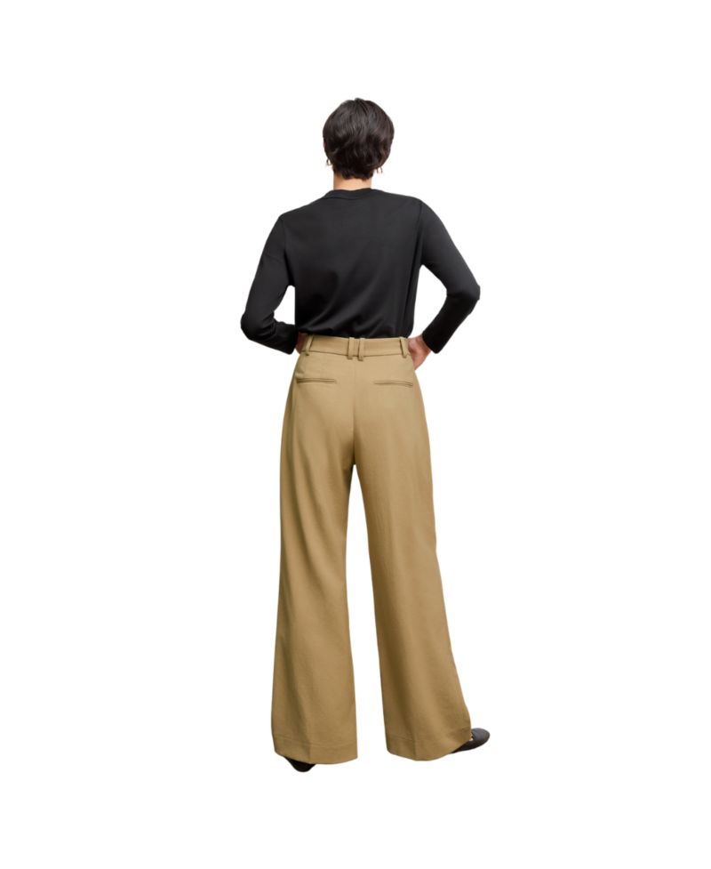 Bia Pleated Trouser - Air Twill