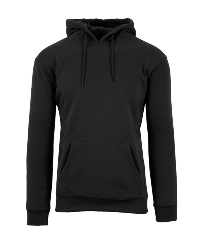 Men's Oversized Slim-Fit Fleece-Lined Pullover Hoodie
