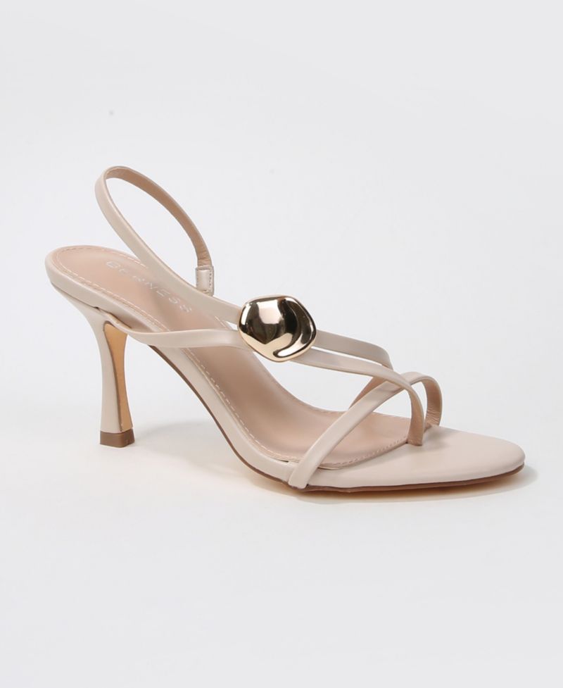 Women's Hebe Gold-Tone Nugged Slingback Dress Sandals