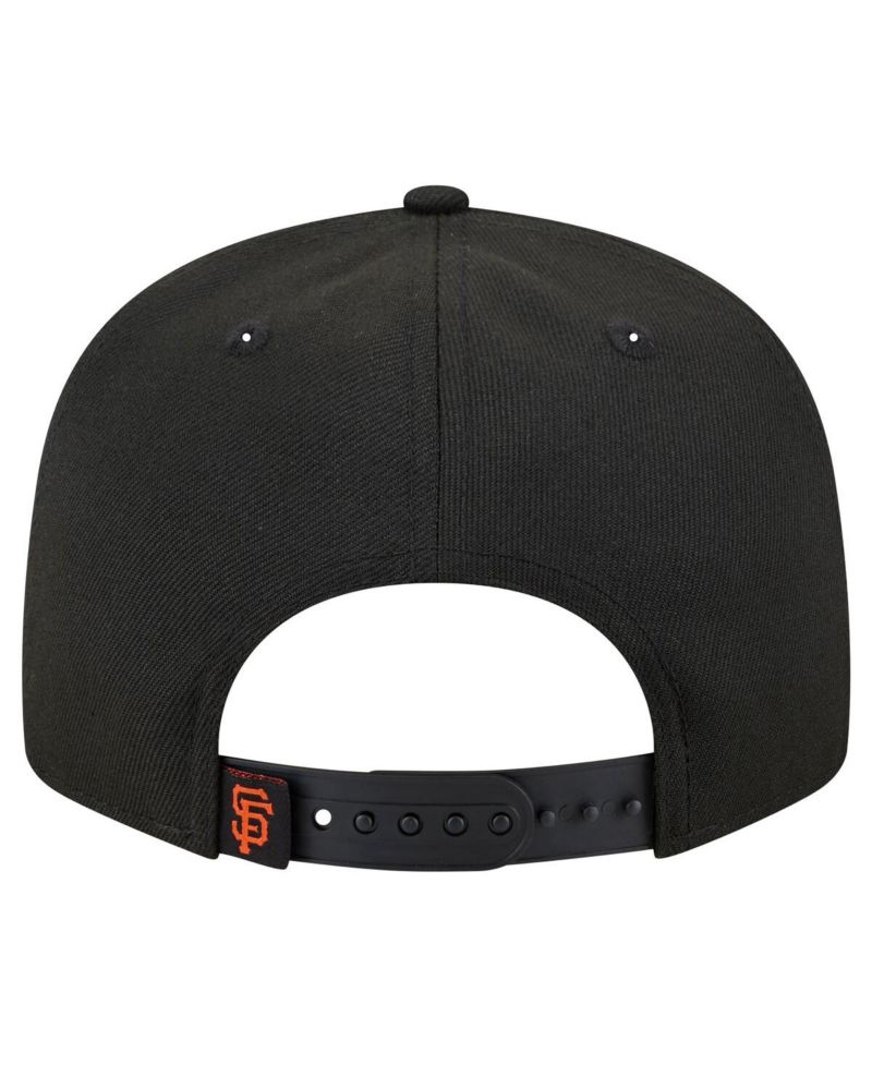Men's Black San Francisco Giants Splatter 9FIFTY Snapback Hat