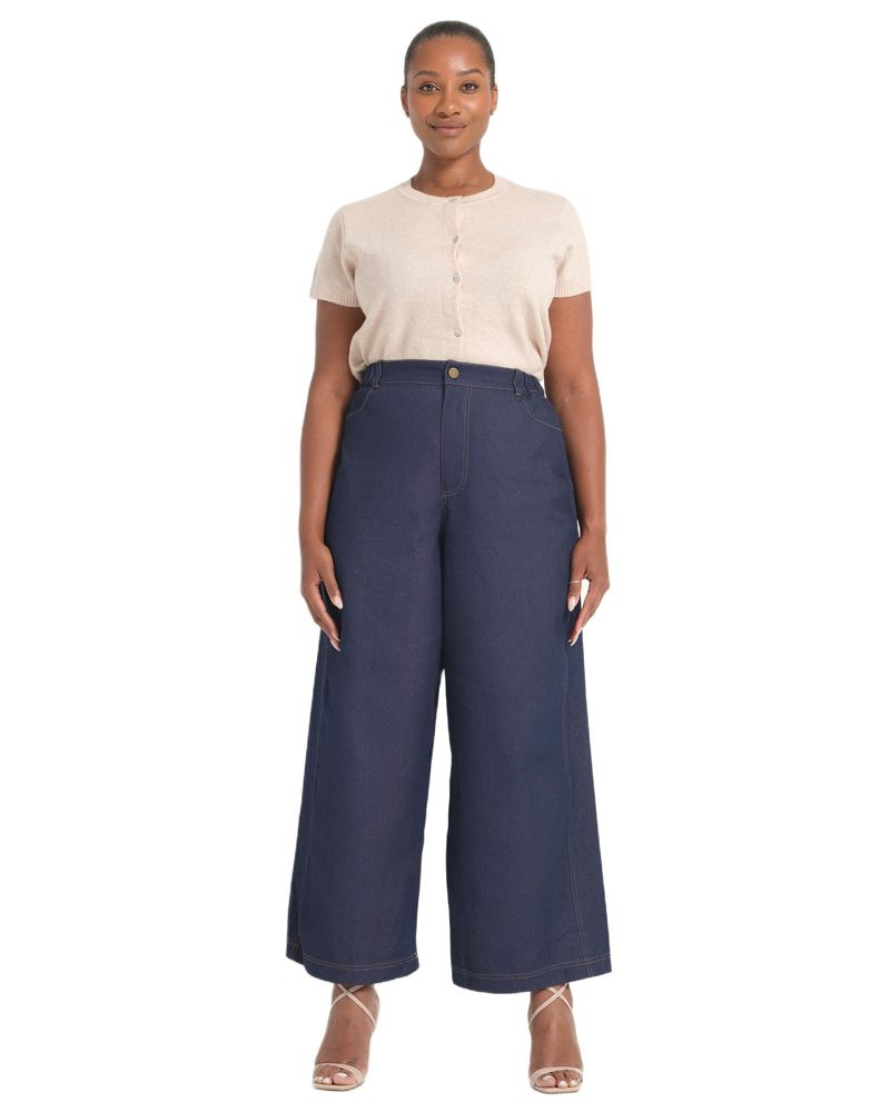 Women's Dakota High Rise Wide-Leg Denim Jean