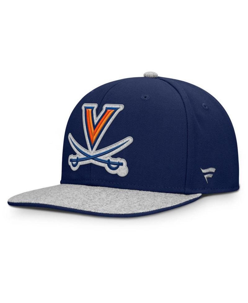 Men's Navy Virginia Cavaliers Loden Snapback Hat
