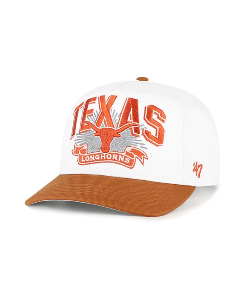 Men's White Texas Longhorns Prime Play Hitch Adjustable Hat