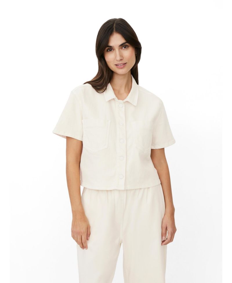Women's Maivonelle Cropped Short-Sleeve Shirt