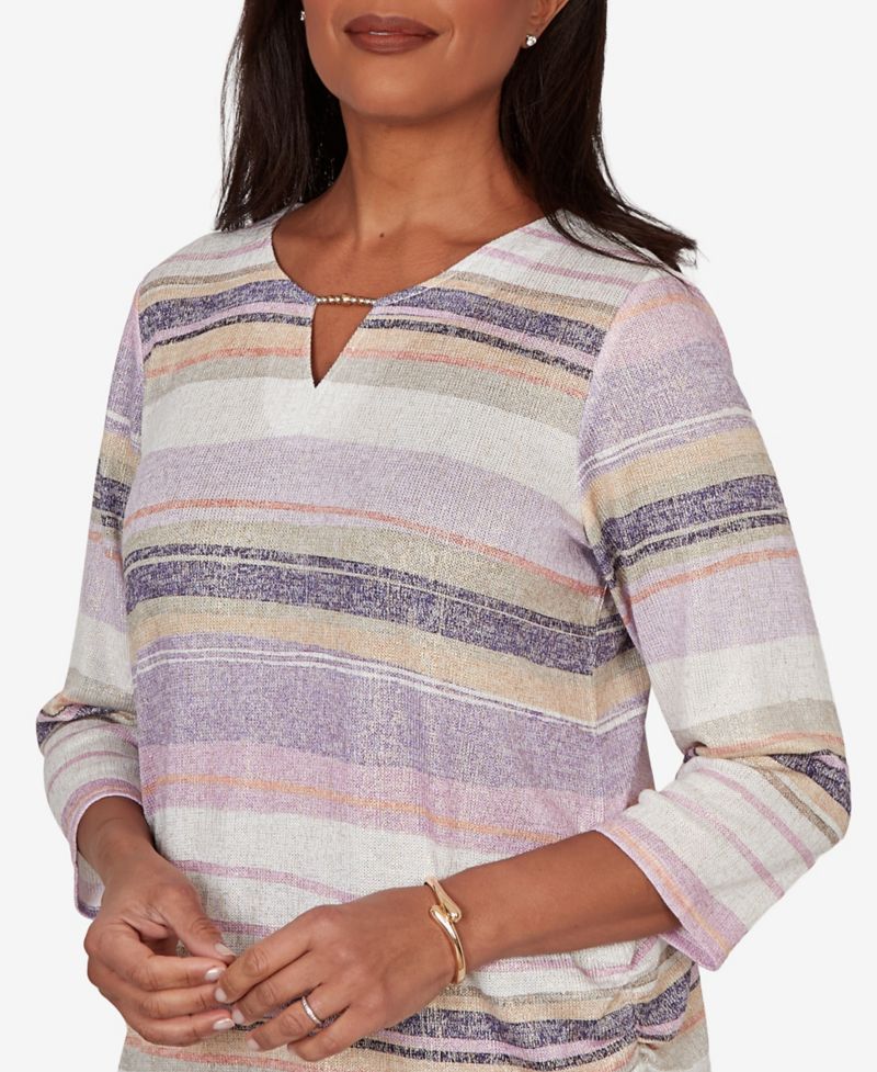 Women's Grand Bazaar Mixed Stripe Knit Top