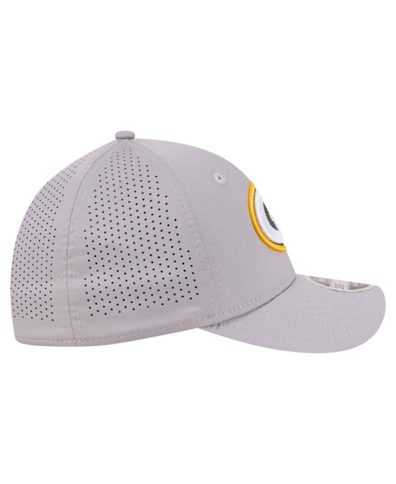 Men's Gray Green Bay Packers 39THIRTY M-Crown Flex Fit Hat