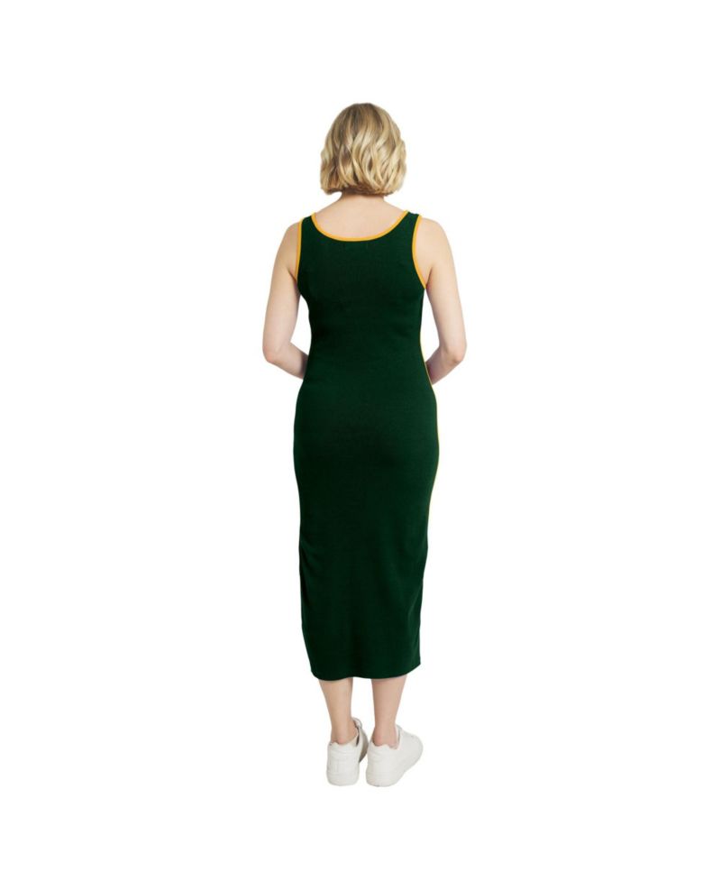 Women's Green Bay Packers Ribbed Tank Dress