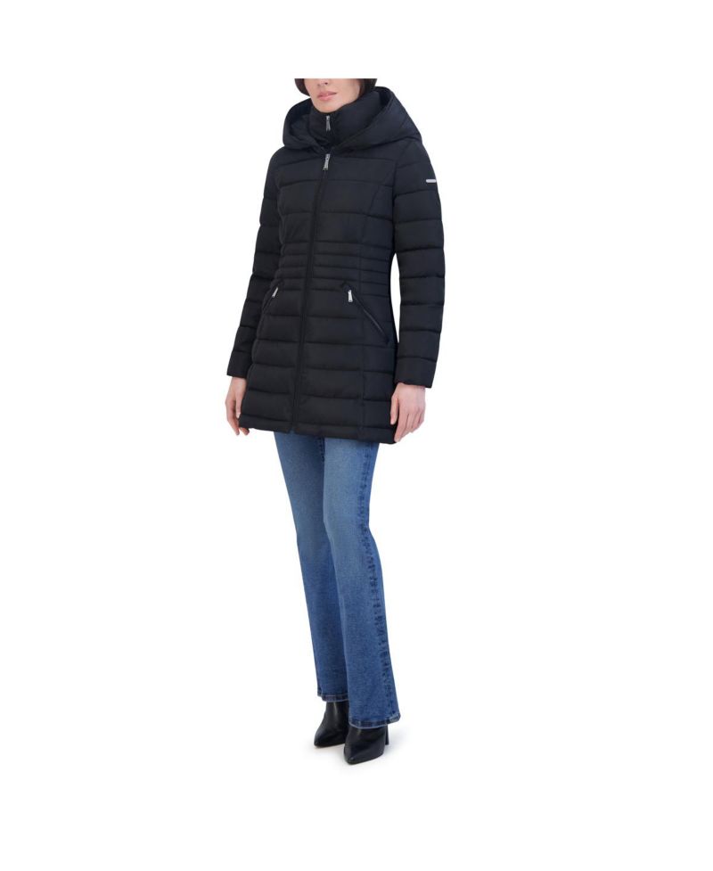 Women's Laundry By Shelli Sega Fitted Puffer Coat