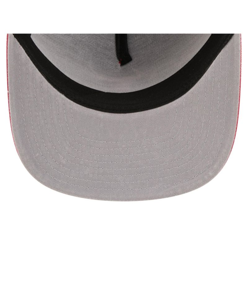 Men's Red Los Angeles Angels City Slogan A-Frame 9FIFTY Snapback Hat