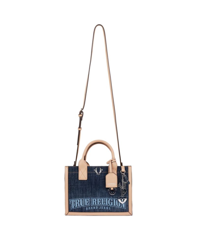 Bombe Logo Denim Tote