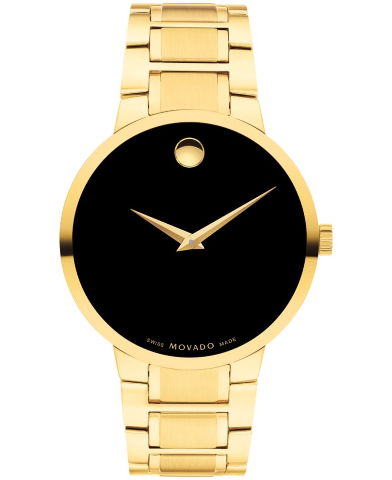 Men's Portfolio Swiss Quartz Yellow Pvd Watch 40MM