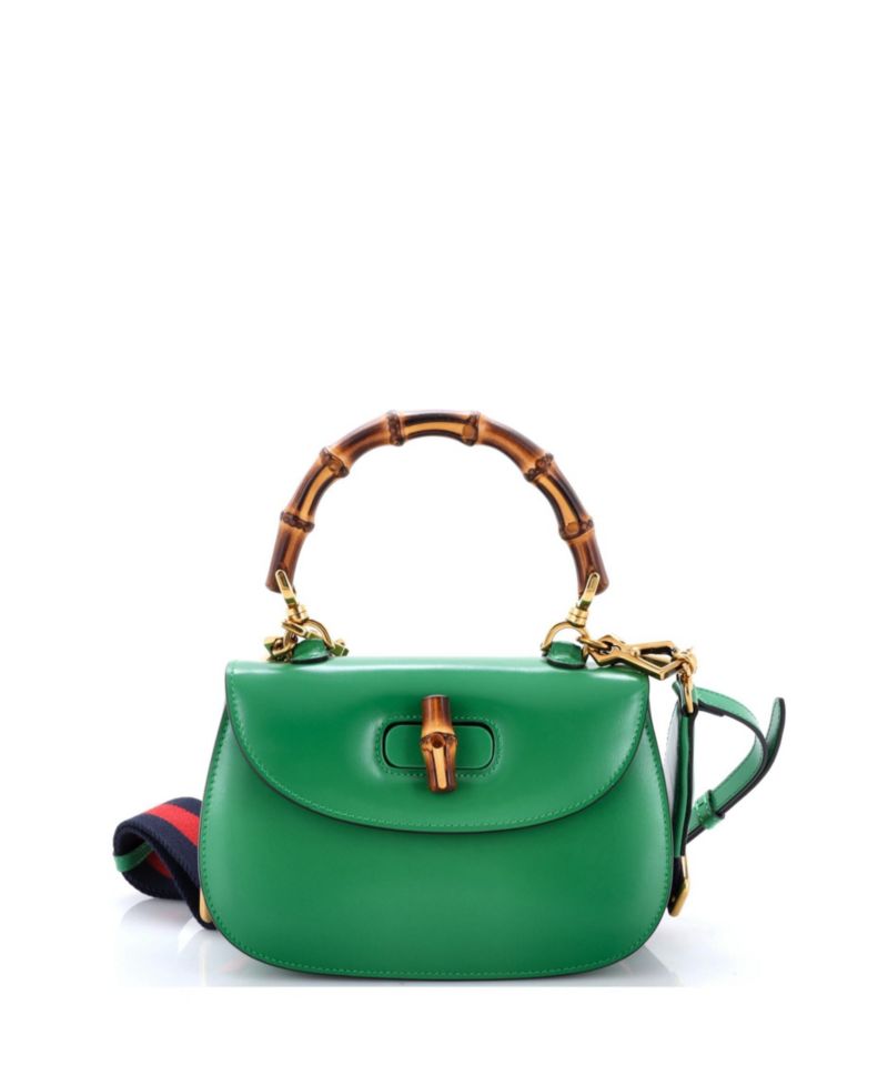Small Bamboo 1947 Top Handle Bag Leather