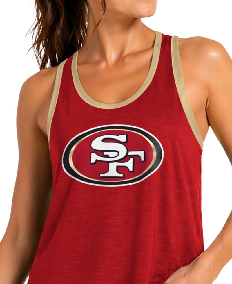 Women's Scarlet San Francisco 49ers Tater II Racerback Tank Top