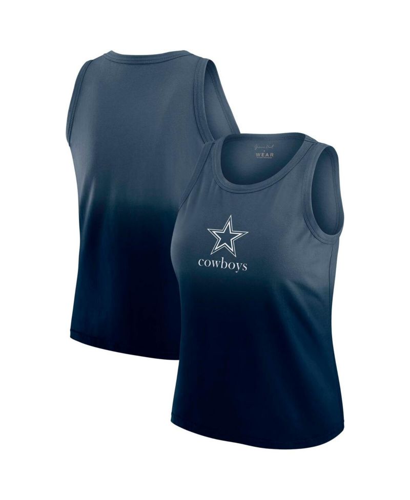 x Gracie Women's Hunt Navy Dallas Cowboys Ombre Tank Top