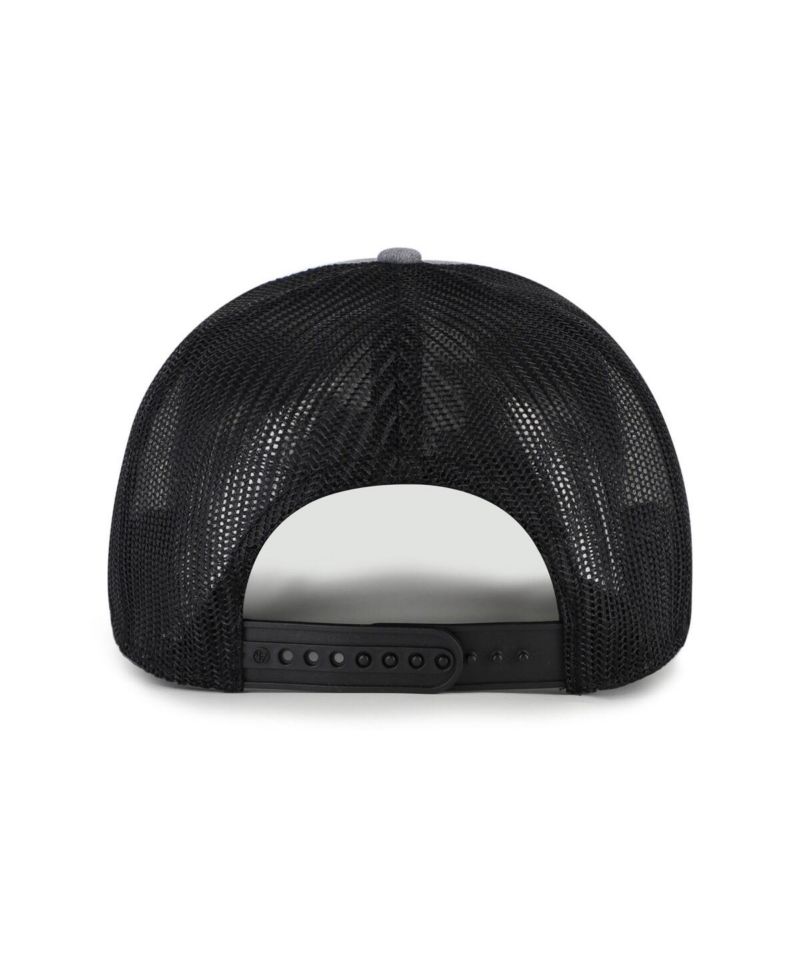 Men's Heather Charcoal Cincinnati Bengals Carbon Rope Trucker Adjustable Hat