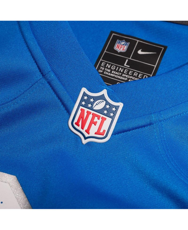 Men's Amon-Ra St. Brown Blue Detroit Lions Game Jersey