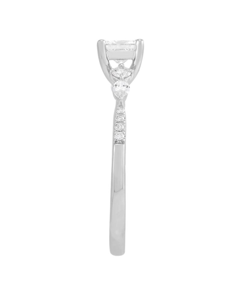 Macy's Diamond Engagement Ring (3/4 ct. t.w.) in 14k White Gold