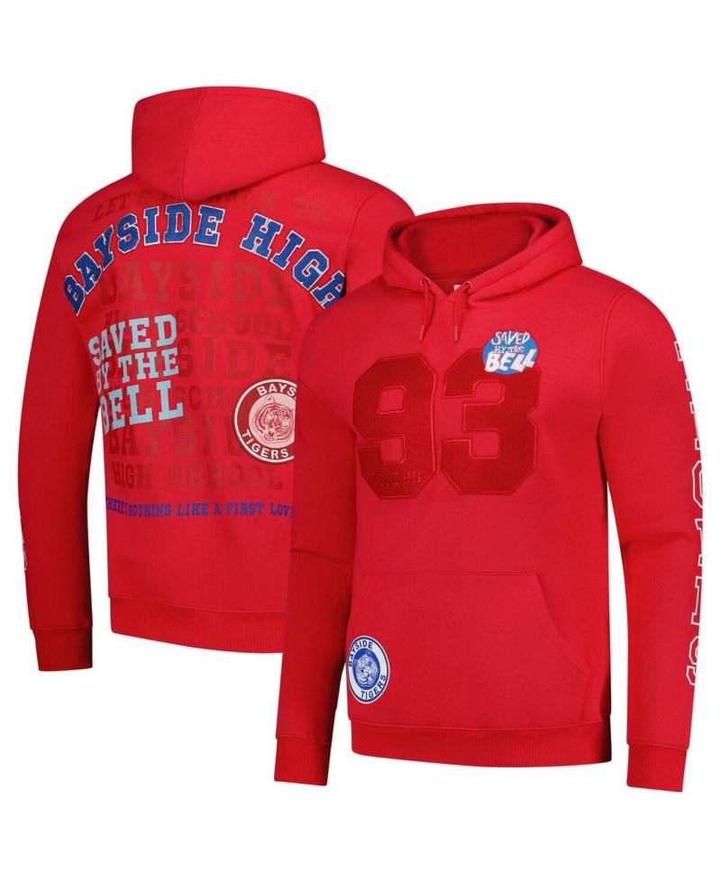 Men's Red Saved by the Bell Pullover Hoodie