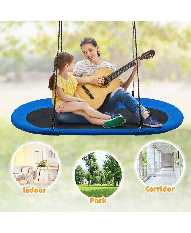 60 Inch Saucer Surf Outdoor Adjustable Swing
