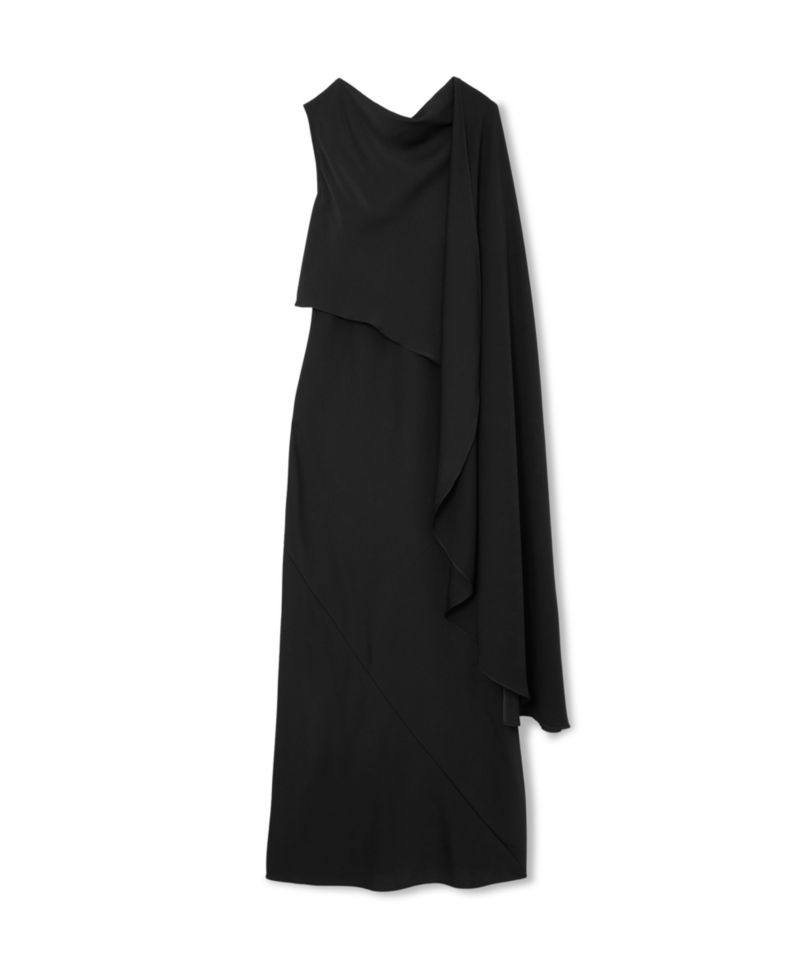 Women's Winnie One-Shoulder Cape Maxi Dress
