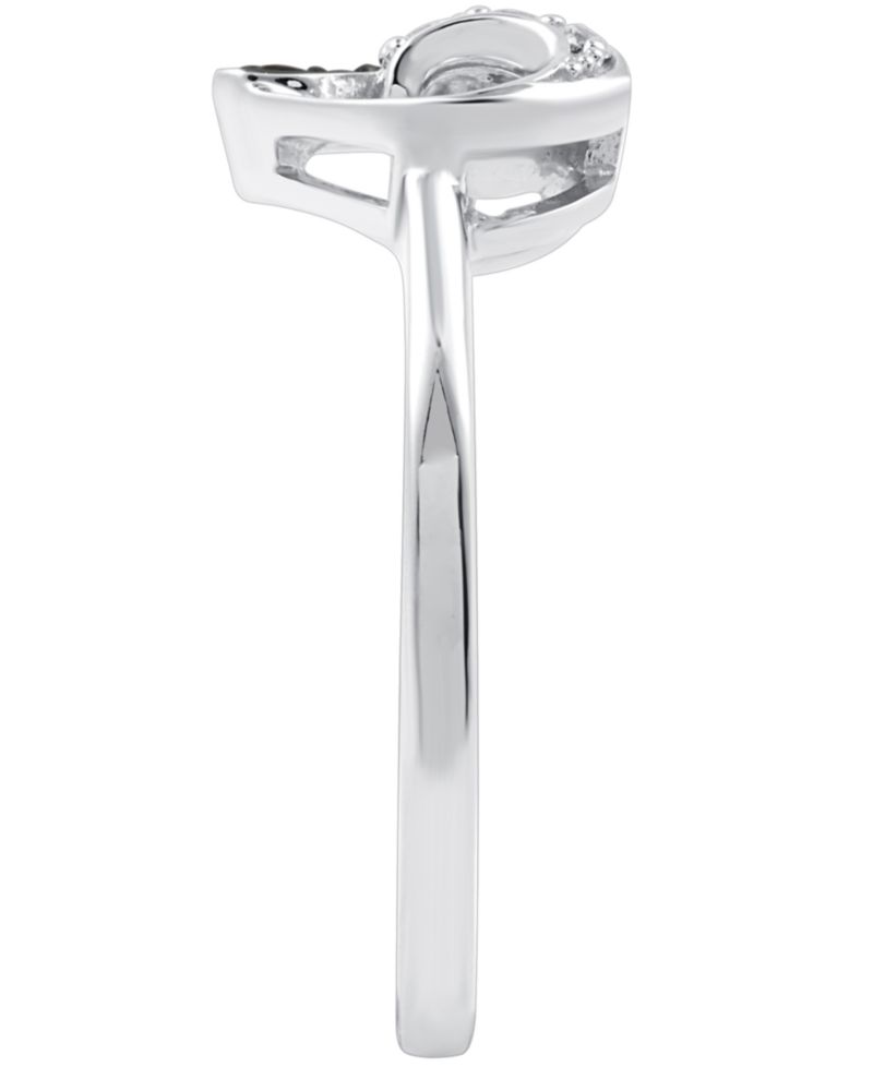 Diamond Heart Ring (1/10 ct. t.w.) in Sterling Silver