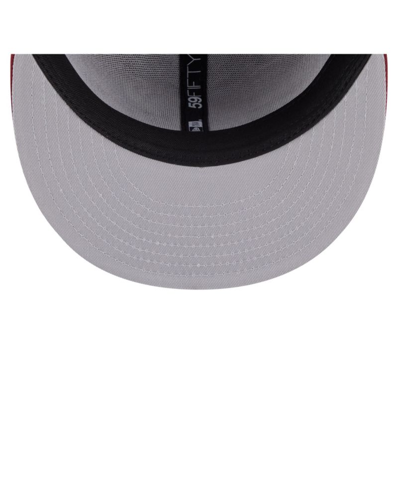 Men's Wine Cleveland Cavaliers Deceptor 59FIFTY Fitted Hat