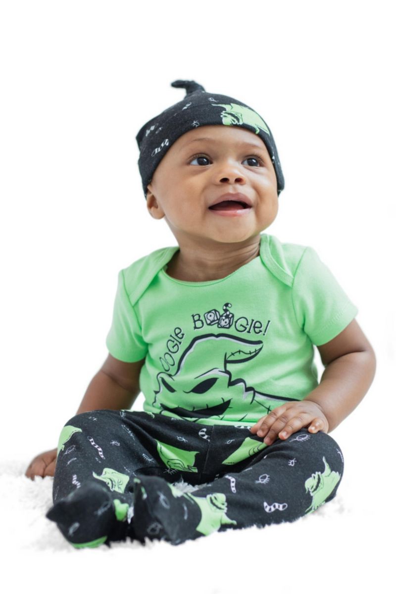 Baby Boys 0-24 months Bodysuit Pants and Hat 3 Piece Outfit Set