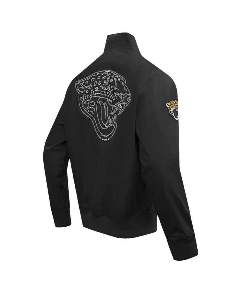Men's Black Jacksonville Jaguars Paint The City Twill Full-Zip Jacket